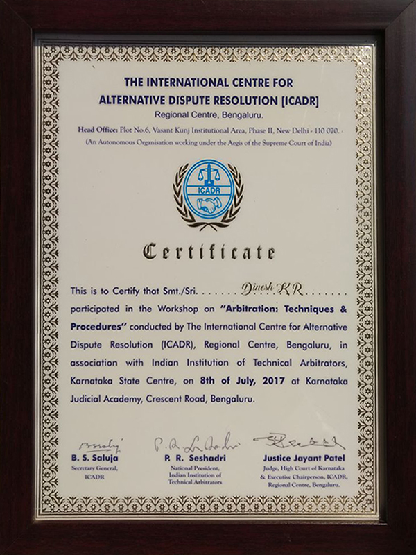 Aibrtiation certification